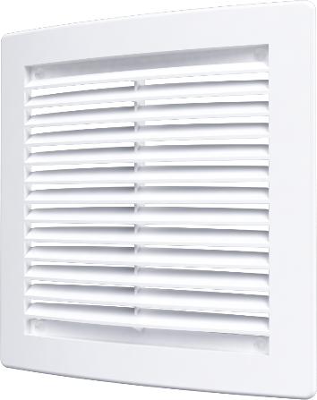 Решетка вентиляционная цилиндрическая с сеткой 1515РЦ Белая Решетка вентиляционная цилиндрическая с сеткой 1515РЦ Белая