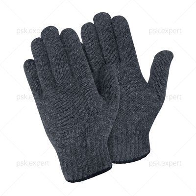 Перчатки полушерстяные двойные Перчатки полушерстяные двойные