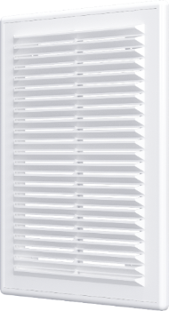 Решетка с москитной сеткой 1515Р Белая Решетка с москитной сеткой 1515Р Белая