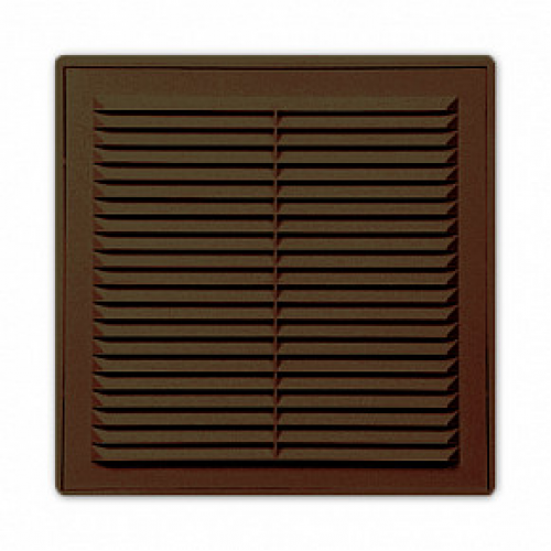 Решетка с москитной сеткой 1515р коричневая Решетка с москитной сеткой 1515р коричневая